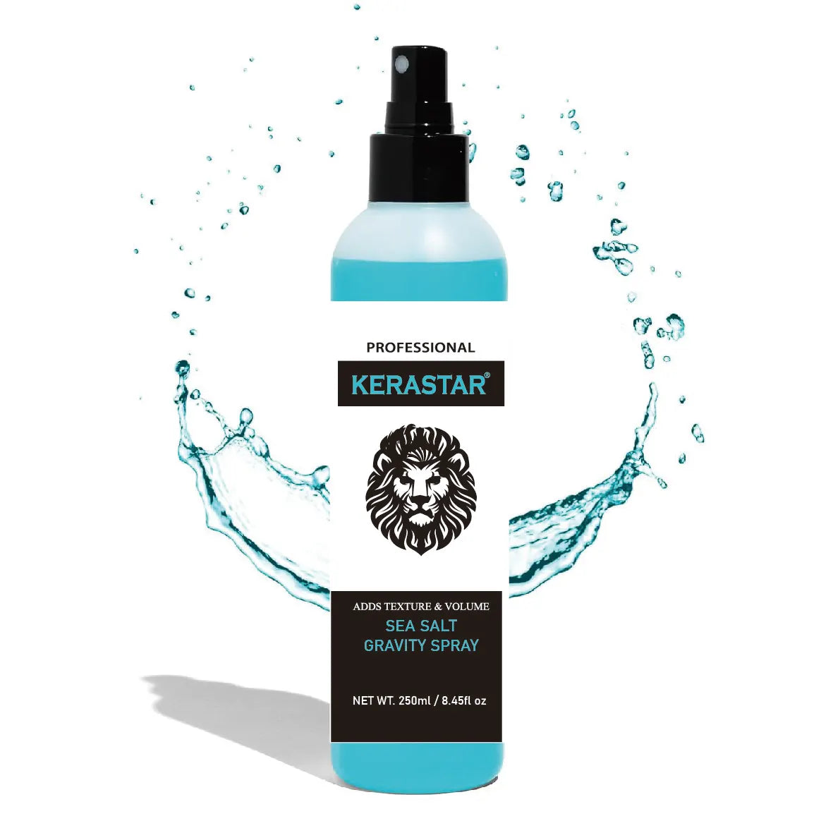 Custom Private Label OEM Thickening Volumizing Curly Hair Sea Salt Spray with Sun Protection for Dry Hair Hair Extension Unisex