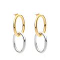 Simple Chain Part Drop Earrings for Women Earings Fashion Jewelry Long Earrings Oorbellen Voor Vrouwen Pendientes Brincos