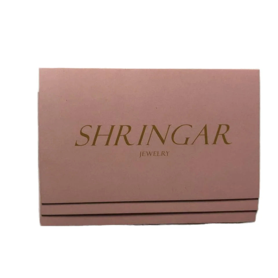 300gsm Custom Printed Luxury Embossed Textured Paper Name Card with Gold Foil for Business & Wedding