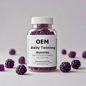 BOMING Daily Tanning Gummies Black Health Skin Tanning Gummy With Vitamin Lycopene Lutein Zeanxhantin