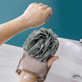 Wholesale Price Frosted Polyester Cotton Double-sided Exfoliating Bathing Gloves for Adults Household Use