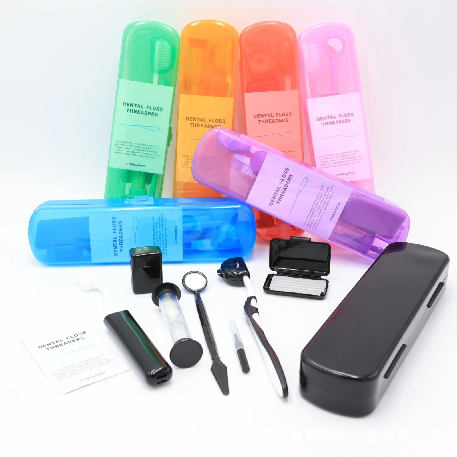 Professional Durable Orthodontic Care Kit Dental Patient Kit Orthodontics Toothbrush Cleaning Kit