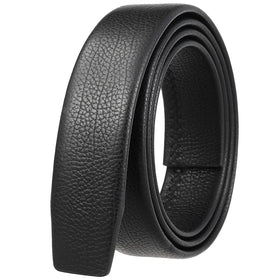 35-000016-5 Double Sided Cowhide Men's Business Automatic Buckle Strip