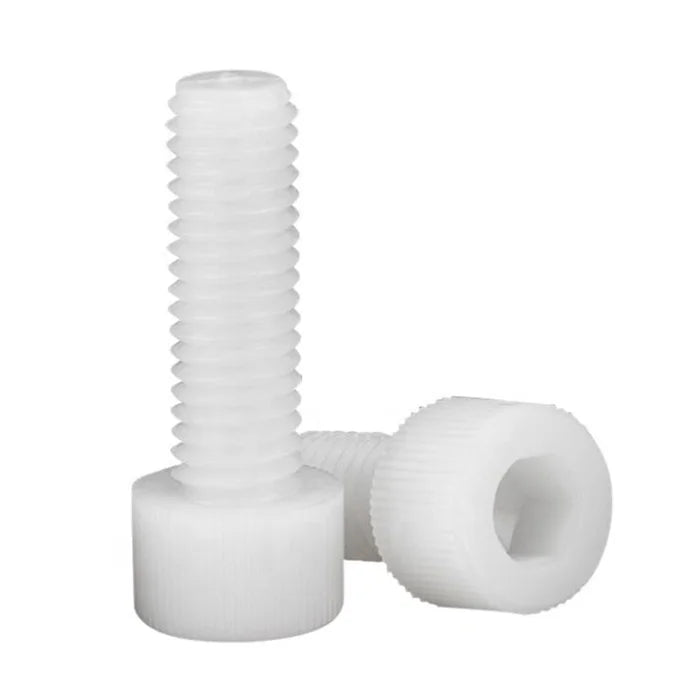 DIN 912 Plastic Nylon Cap Head Screws Hex Socket Machine Thread Screws