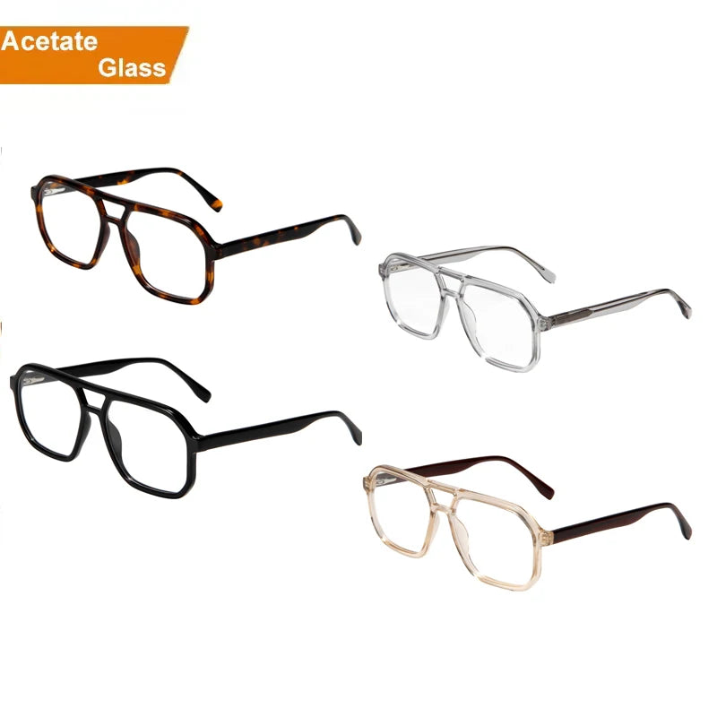 2025 Computer Women Trendy Acetate Eyeglasses  Fashion Reading Glasses Frame Acetate Eyewear