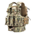 Wholesale Molle System 500D Nylon Quick Release Chaleco Tactico Plate Carrier With Tactical Waist Protection Tactical Vest