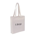 Bolsas Personalizada Promotional 35*40cm 170gsm 340gsm Cotton Canvas Bag Full Coloured Long Handle Calico Bag with Gusset