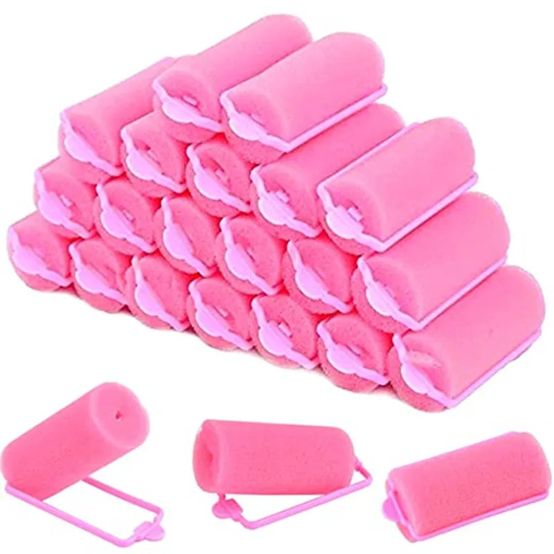 Special Price Does Not Hurt Hair Sponge Roll Cold Hair Curler Salon Tool Pink Home Use Sleeping Beauty Bangs Curling Iron
