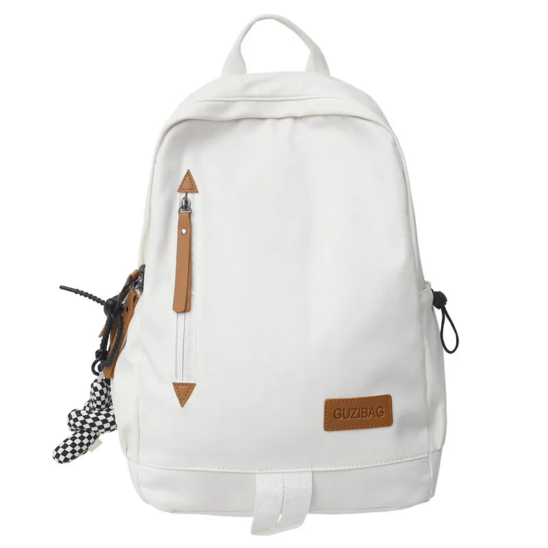 7866  Backpack Simple Leisure Large Capacity Travel Backpack Student School Bag