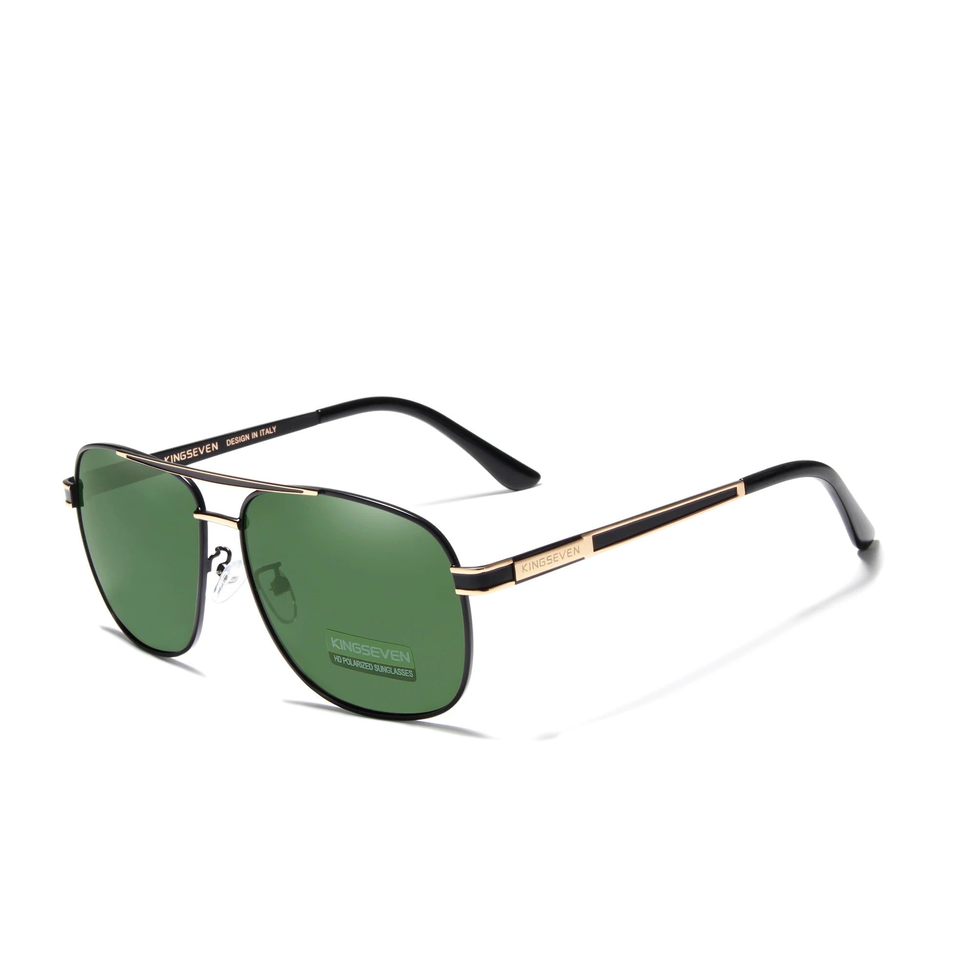 For for Men's Alloy Square Sunglasses Polarized Mirror Pilot Polycarbonate Lenses UV400 Protection CE TUV Certified Model