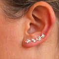 CAOSHI Jewelry 2025 New Long Leaf Natural Beautiful Trendy Earrings Elegant Silver Gold Stud Earrings Leaf