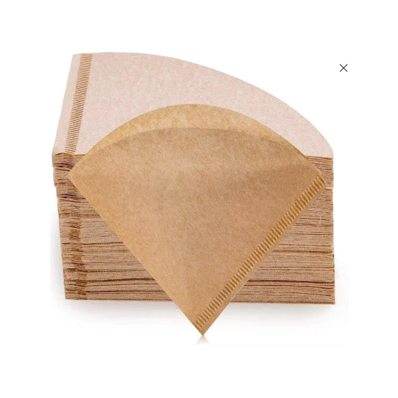 Best Selling Sector Shape Flat Conical Coffee Paper Filters Many Sizes Choices Plastic Coffee Brewers Machine Tool Home Use Box