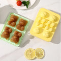Cute Bear Ice Cube Tray Splash-Proof Easy to Remove for Your Refrigerator Container