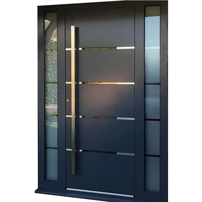 Meidoor Safety Home Exterior Door Modern Soundproof Front Entry Doors Modern Security Casement Door