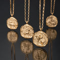 DAIHE Fashion Jewelry Zodiac Necklace Gold Plated Personalised Stainless Steel Necklace