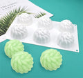 Wholesale Price Mousse Cake Mold 6 Caivty Santa Ana Flower Silicone Mold DIY Chocolate Baking Tools B7-88
