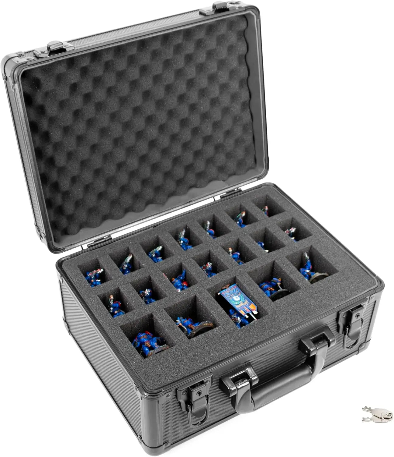 Miniature Figure Satchel - Compact Storage & Carrying Case for DND Miniatures with Shoulder Strap