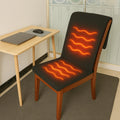 Cozy Warm Winter Comfort Heated Cushion - Electric Seat and Back Warmer Pad for Office and Home Chairs