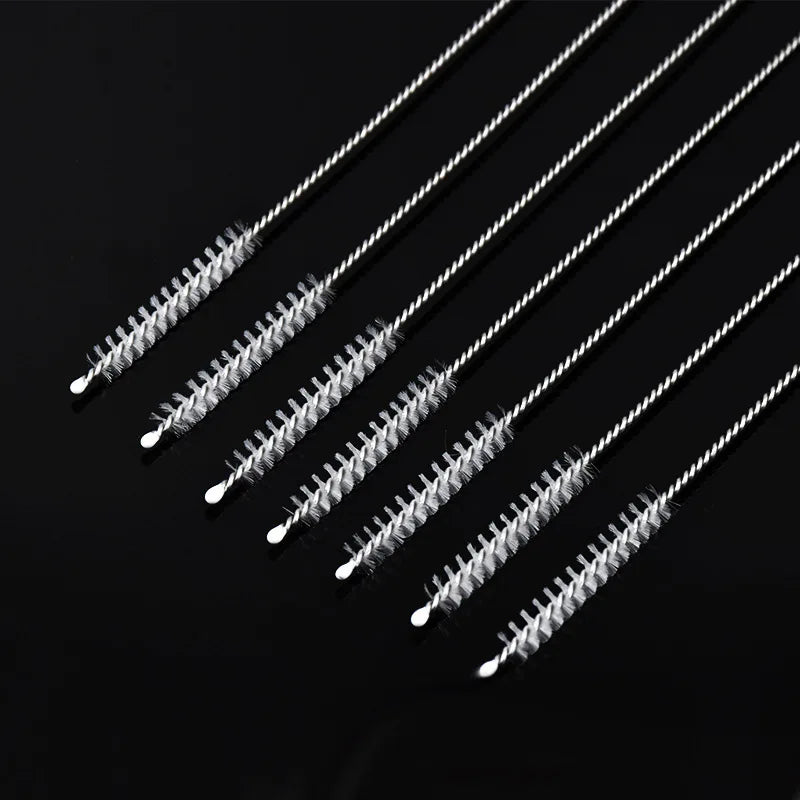 17cm Plastic Straw Cleaning Brush Nylon Straw Brush Cleaner for Efficient Straw Cleaning