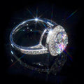 Pass Diamond Tester 10K 14K Solid Gold Moissanite Engagement Ring Wholesale Iced Out Real Gold Diamond Wedding Eternity Band