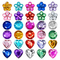 Customized Wholesale Cute Trinket Pvc Diy Clog Sandal Accessories Crystal Shoes Decorations Flower love Diamond Shoe Charms