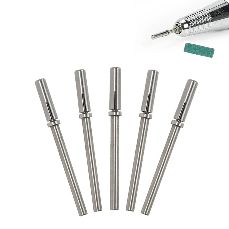 NEW 3.1mm Stainless Steel Easy Take Off Small Sanding Bands Shaft Mini Sand Band Mandrel