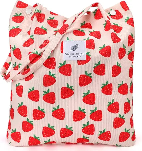 Custom Logo Tote Bag Reusable Shopping Bags Women Cotton Canvas Bag