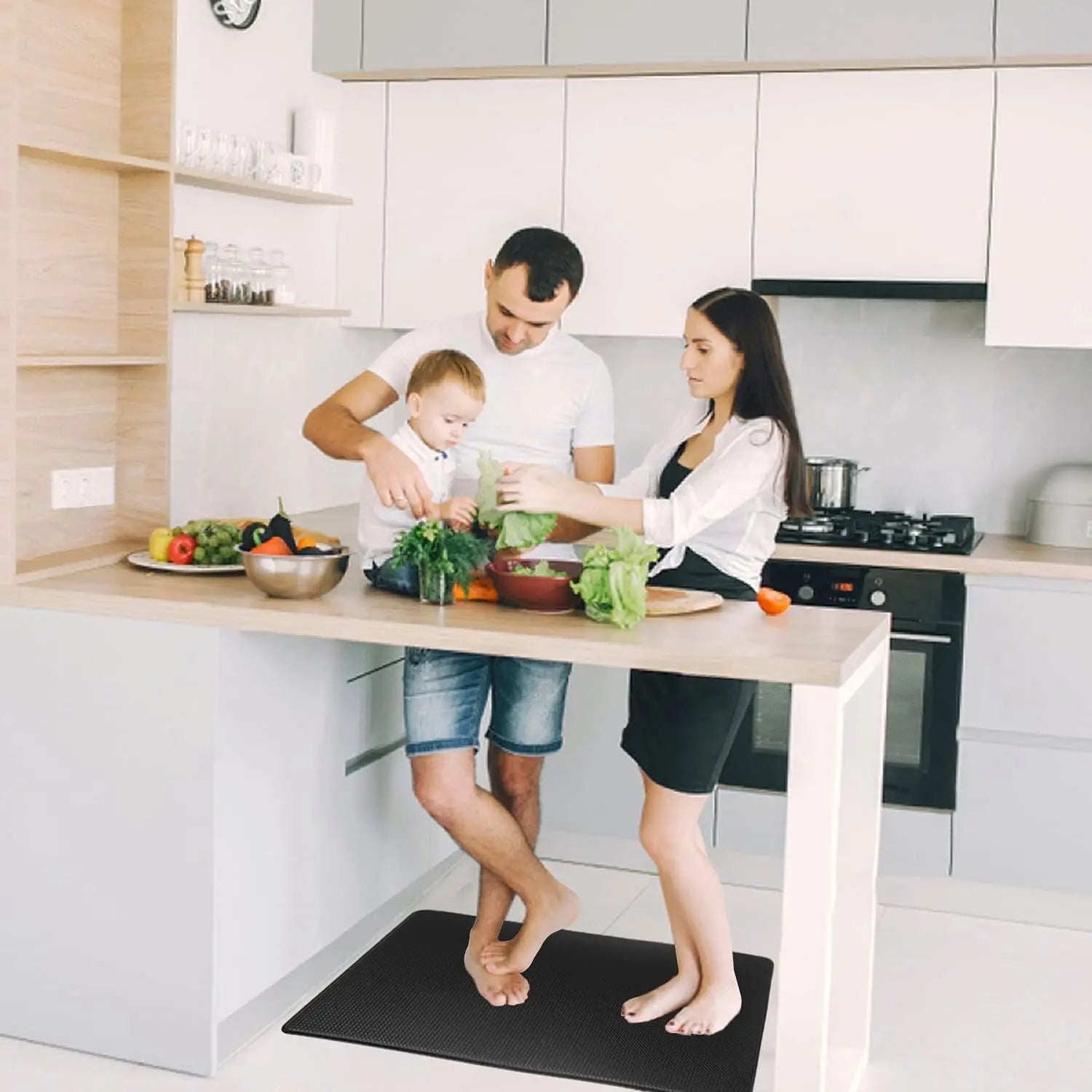 Waterproof Non-Slip Kitchen Faucet Dry Mat