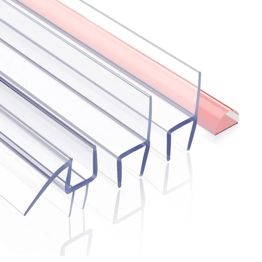 Sauna Room Sealing Strip PC Shower Door Seal Glass Door Anti-collision Seal Strip