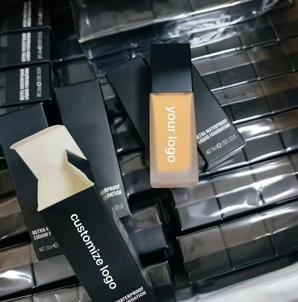 New Arrival Foundation Makeup Waterproof and Matte Vegan Full Coverage Matte Finish Liquid Oil-control Foundation