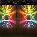 Waterproof LED Morden Outdoor Garden Motion Sensor up Down Solar Wall Lights for Outdoor