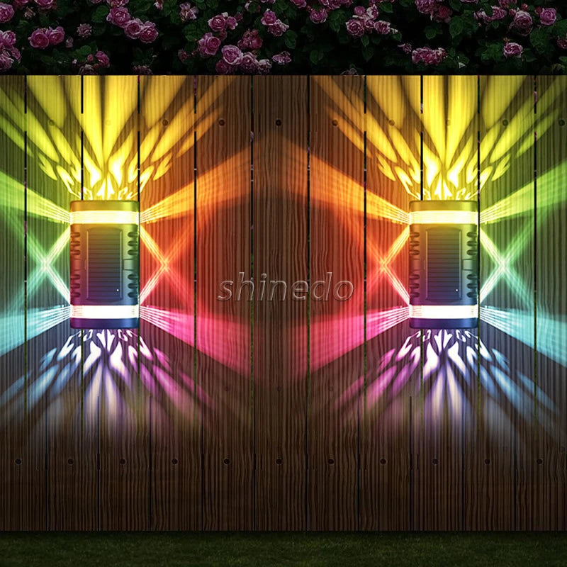 Waterproof LED Morden Outdoor Garden Motion Sensor up Down Solar Wall Lights for Outdoor