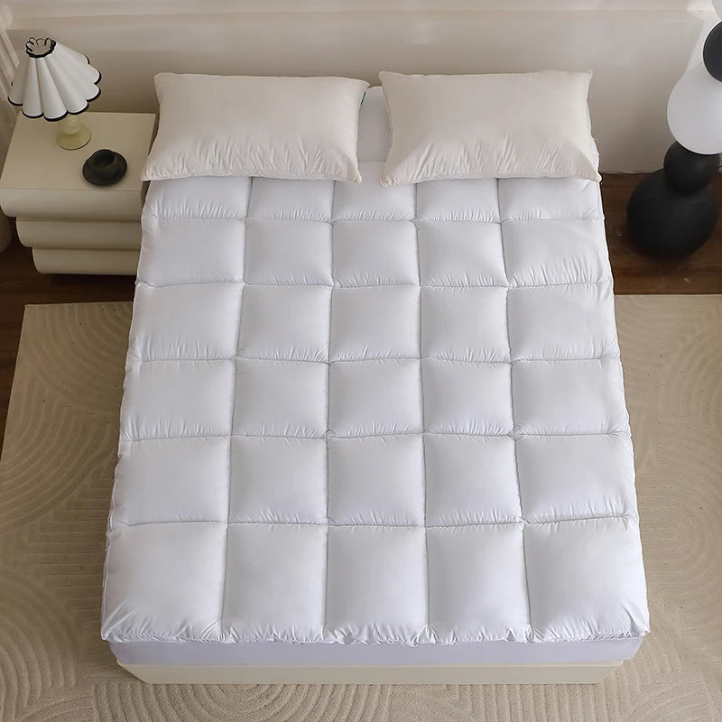 100% Polyester 700GSM Mattress Pad Black Dark Grey Blue White Skirt-Bedspreads Coverlets for Twin Full Queen King Sizes for Home