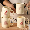 Retro Vintage Customized Ceramic Coffee Mugs Custom logo Printed Custom Mug Design