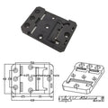 Customized DIN 35mm Plastic Fixed Bracket for Guide Rail Installation C45 Card Switch Buckle
