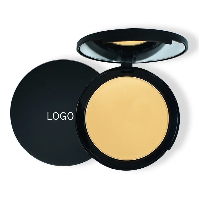 Private Logo Waterproof Pressed Powder Makeup Setting Powder Foundation Oil Control Matte Face Powder
