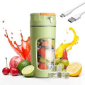 XFY Mini 75W Portable USB Blenders Juicers Smoothie Blender Stainless Steel Blade Car RV Household Use Rechargeable Power Source