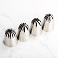 Piping Tips Cake Decorating Nozzle Icing Nozzles Stainless Steel 304 Bakes Flower Yogurt Soluble Beans Nozzles Cake Decorating