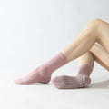High Quality Cotton Anti-Slip Custom Logo Pilates Grip Socks Yoga Socks Women Non-slip Grips Crew Pilates Socks