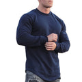 Men's Hooded Slim Pullover Fleece Breathable Eco-Friendly Cotton Solid Custom Logo Sweatshirts Gym Fitness Workout Running