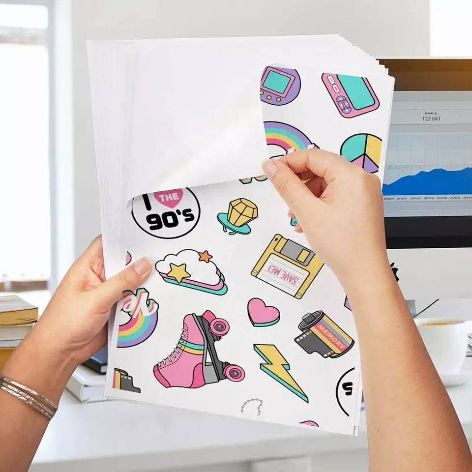 Custom Weekly Planner Die Cut Kiss Cut Vinyl Journal Stickers Sheet Label