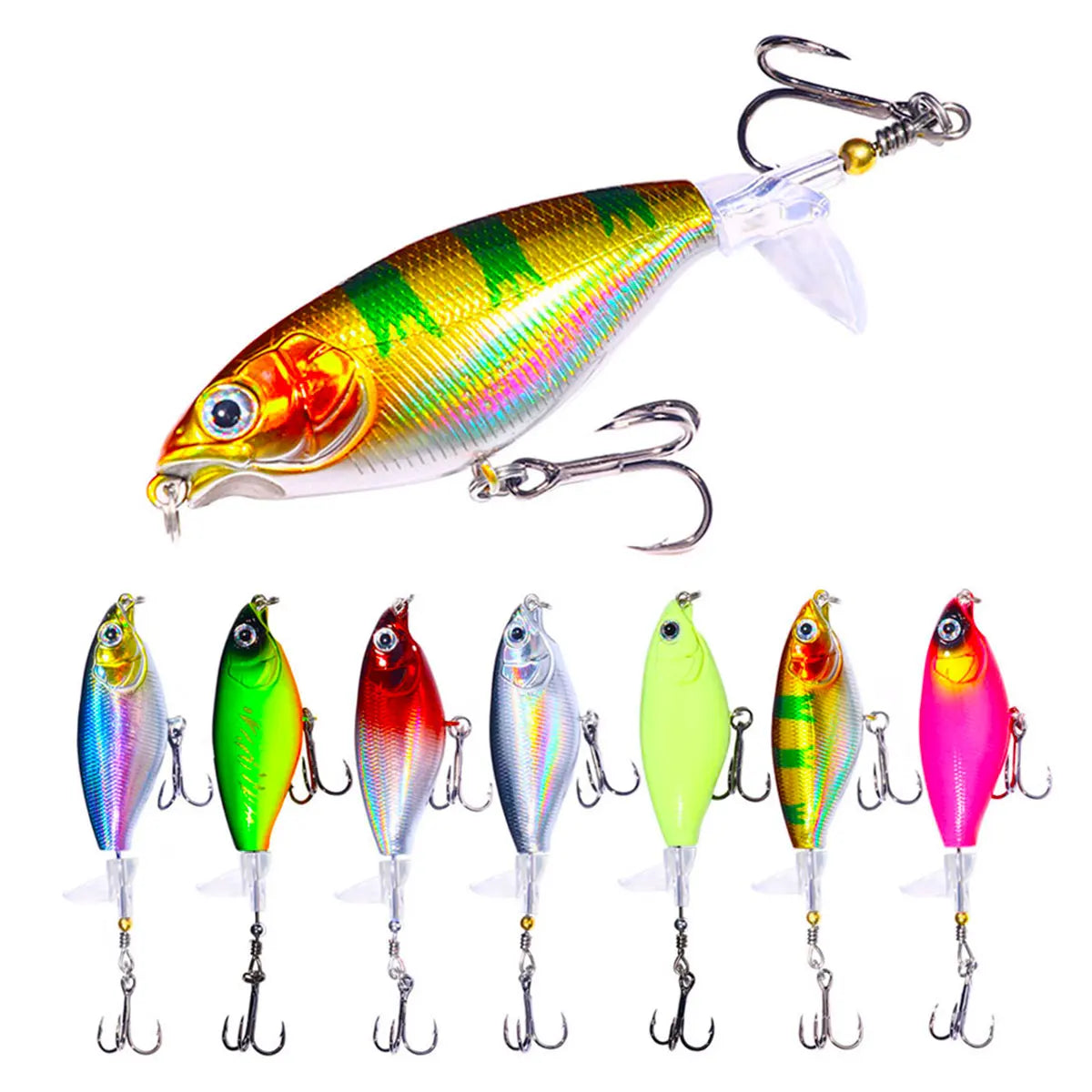HENGJIA Wholesale Pencil Hard Lure 8.5cm-11g Deep Diver Perch Lure Pencil Hard Plastic Fishing Lures with Blood Hook