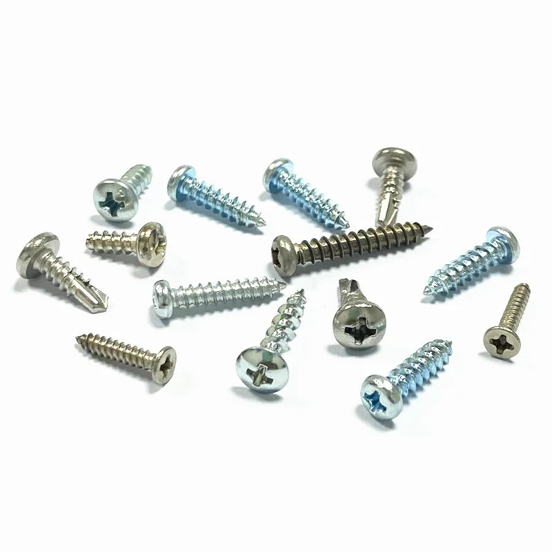 M1.2 M1.7 M2 M2.3 M3 Small Countersunk Phillips Head Self Tapping Wood Screws