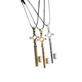 2023 Allen's Cosplay Accessories Metal Alloy Fashion Jewelry Necklace Gold Plated Basement Key Pendant With Pearl Chains Type