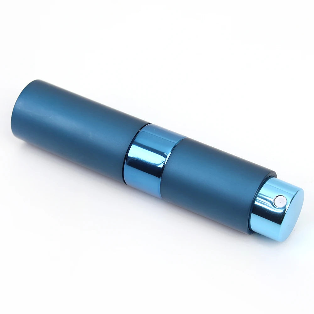 Customized 8ml 10ml Perfume Aluminum Spray Bottle Portable Mini Pump Sprayer Refillable Convenient Packing Devli DL-002 Silk