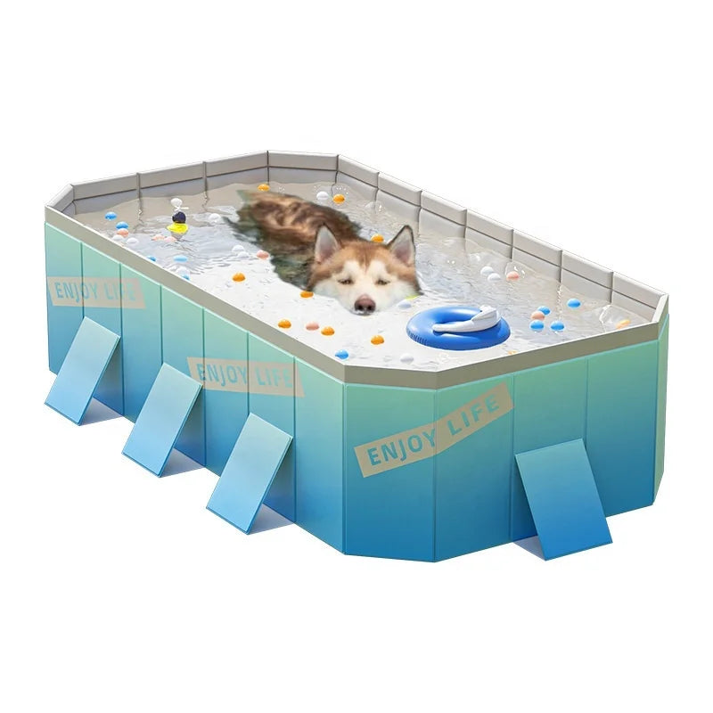 USMILEPET Hot Sale Dog Pool with Unique Octagonal Design Scratch Resistant Extra Large Pet Bathtub for Dog Pool Indoor Outdoor