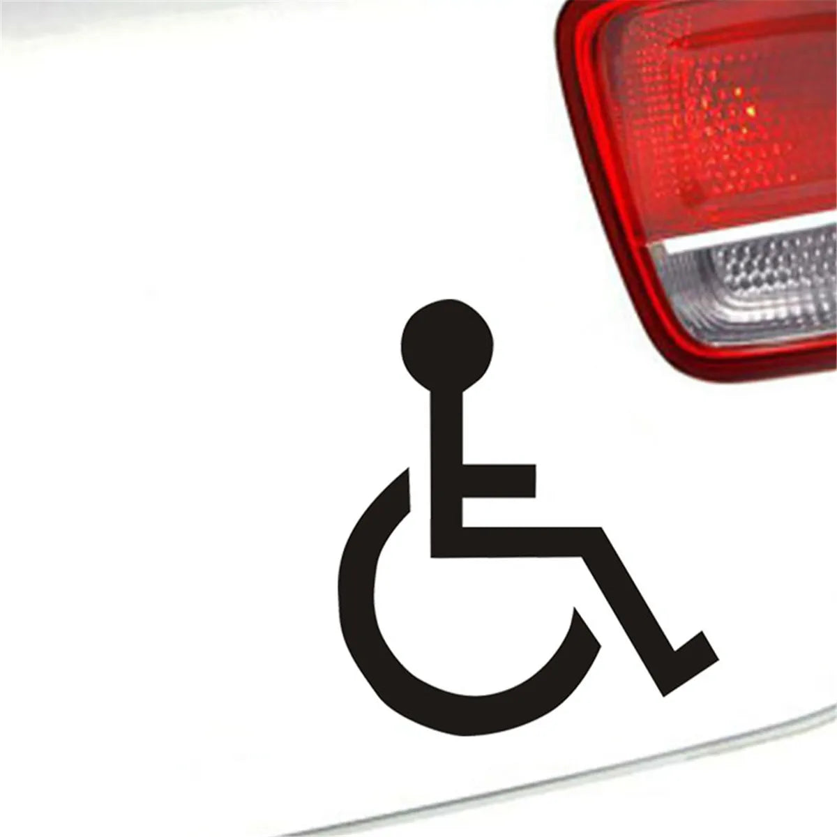 Handicap Symbol Decal Car Window Door Disabled Sign Wheelchair Vinyl Sticker Gift Die Cut Decal Latop Window Glass Vinyl Sticker
