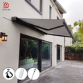 Cassette Electric Awning Window Wind Proof Outdoor Waterproof Terrace Patio Canopy Gazebo Balcony Motorized Awning