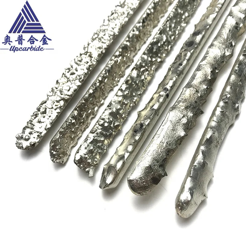 450mm Nickel Sintered Tungsten Carbide Composite Welding Rod Polished Surface Customizable OEM for Wear Parts Application