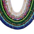 Fashion Lively Natural Tiger Eye Stone Maillard Wind Colorful Beaded Necklace for Women Jewelry Customized